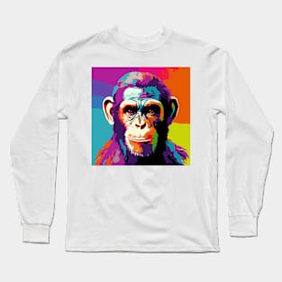 Apes Together Strong Pop Art 2 Long Sleeve T-Shirt